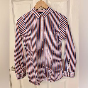 J Crew stripe button down shirt
